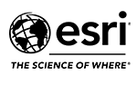Esri logo with "the science of where" tagline