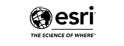 Esri logo with "the science of where" tagline
