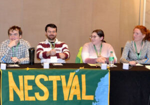 NESTVAL's Geo Bowl team competes during an AAG annual meeting.